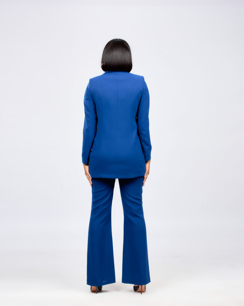 Blue With Bell Pant And Detachable Ribbon - Code 525 - Image 3