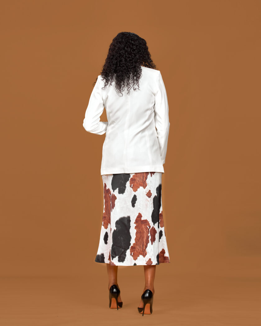 Silk Classic Midi Skirt - Code 529 - Image 3