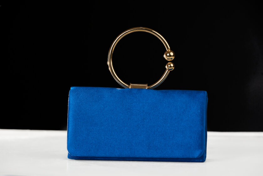 z Gold Round Handle Clutch Bag - Code 509 - Image 3