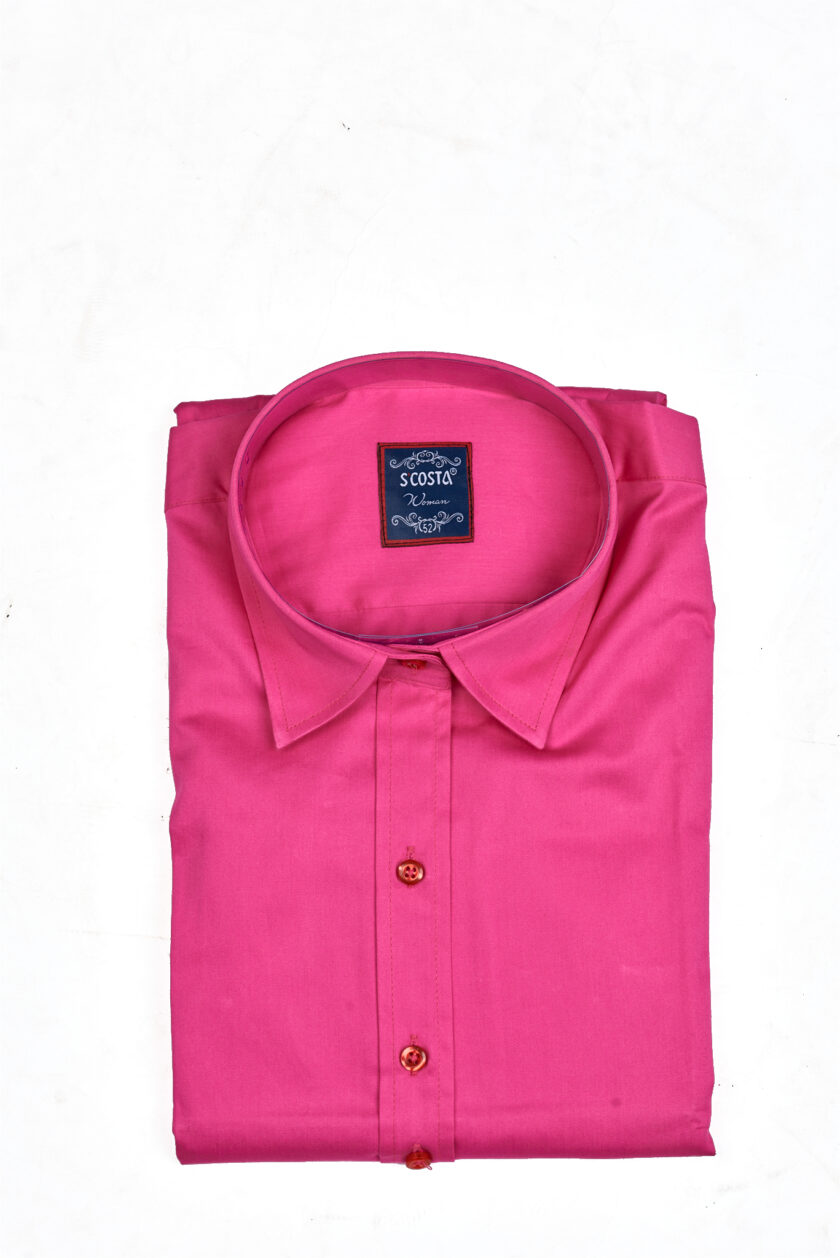 z Plain Colored Slim Fit Button Down Office Shirt - Code OS0990 - Image 3