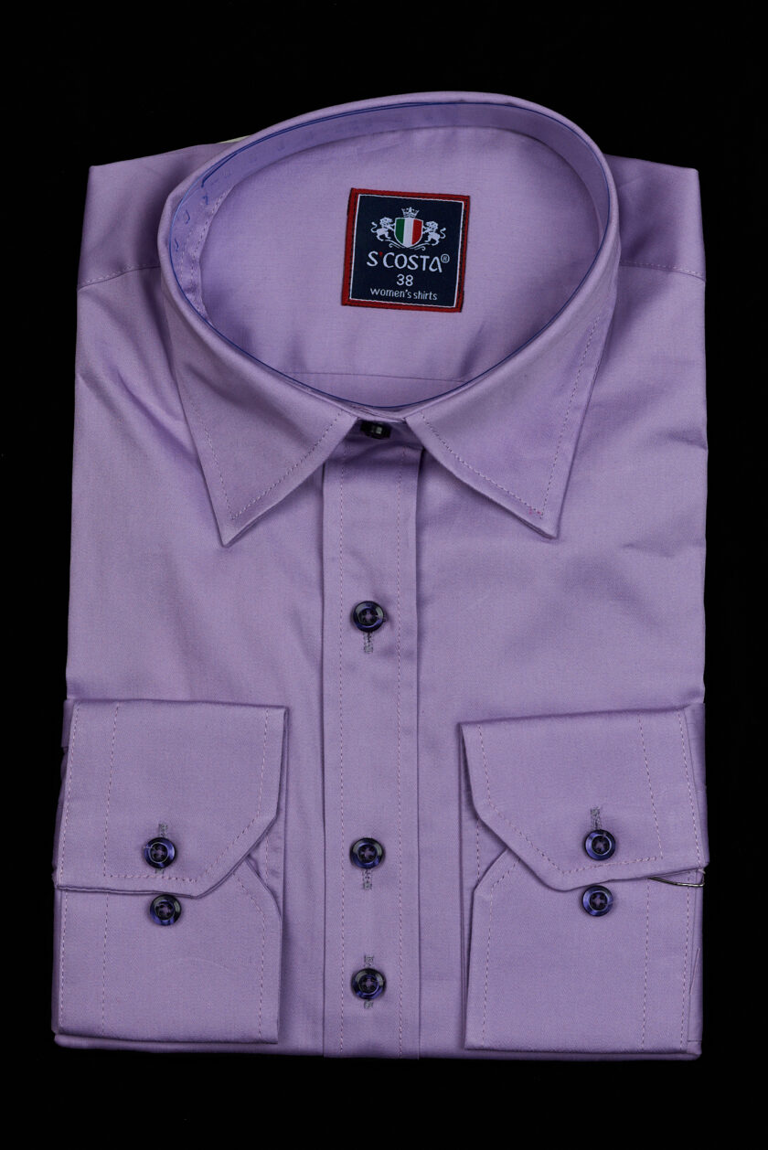 z Plain Colored Slim Fit Button Down Office Shirt - Code OS0990 - Image 6