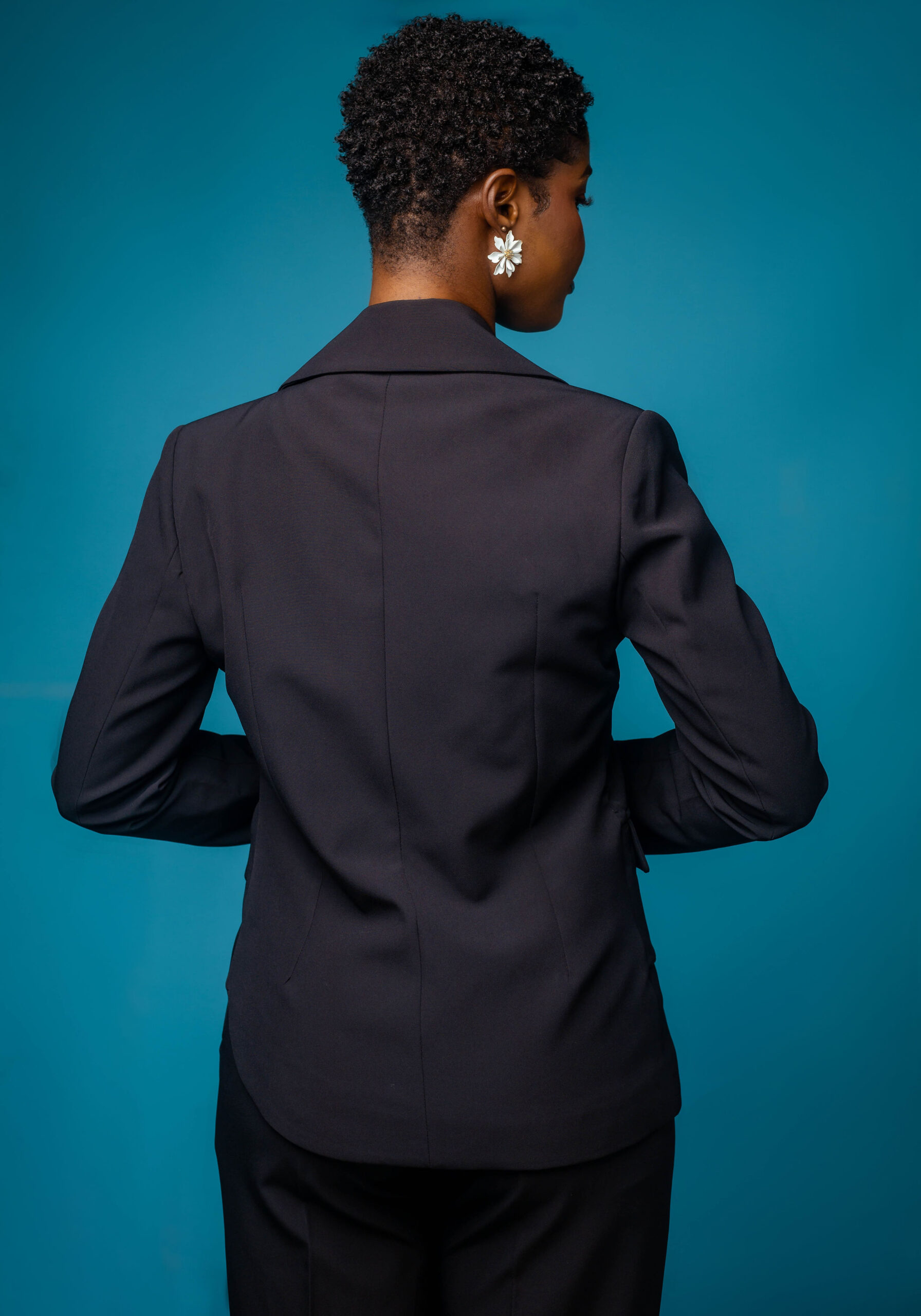 Stylish Asymmetric Suit Set - Code 558 - Image 3