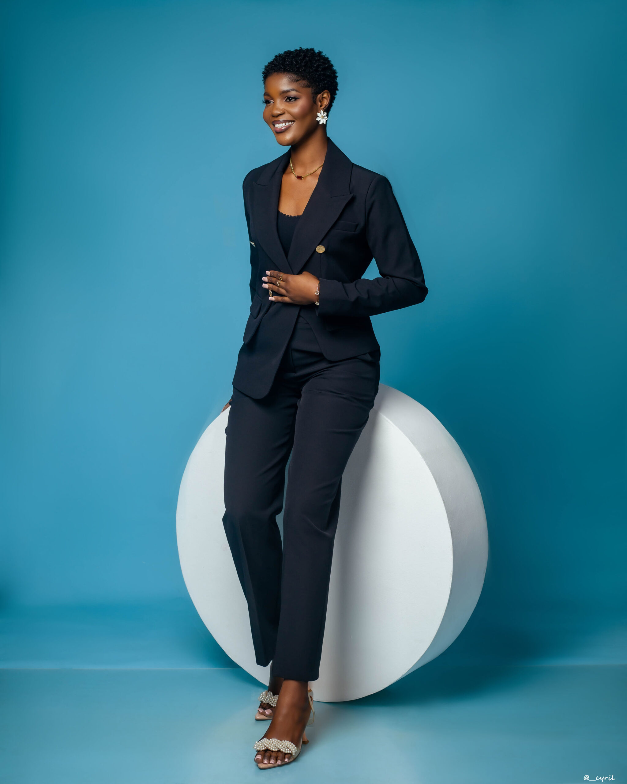 Stylish Asymmetric Suit Set - Code 558 - Image 4