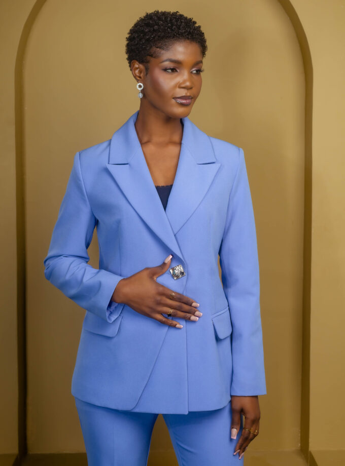 Detailed Three Layered Suit Set - Code 561